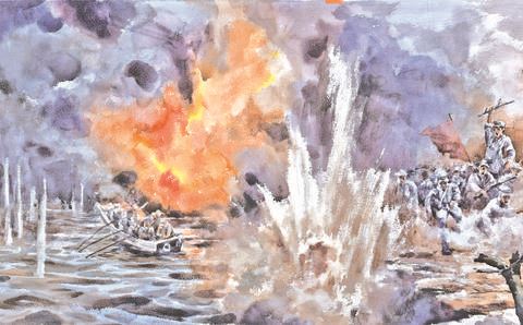 揭阳市喷画,揭阳东湖公园画展