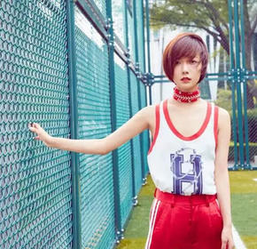 拯救大额头高发际线学王珞丹微风刘海超短发就搞定了