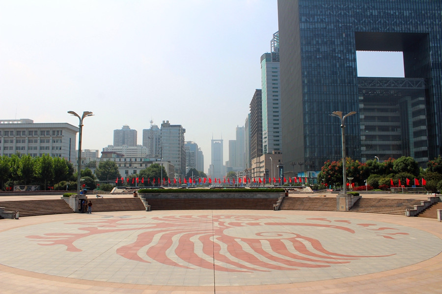 广场喜迎国庆,广场盛装迎国庆