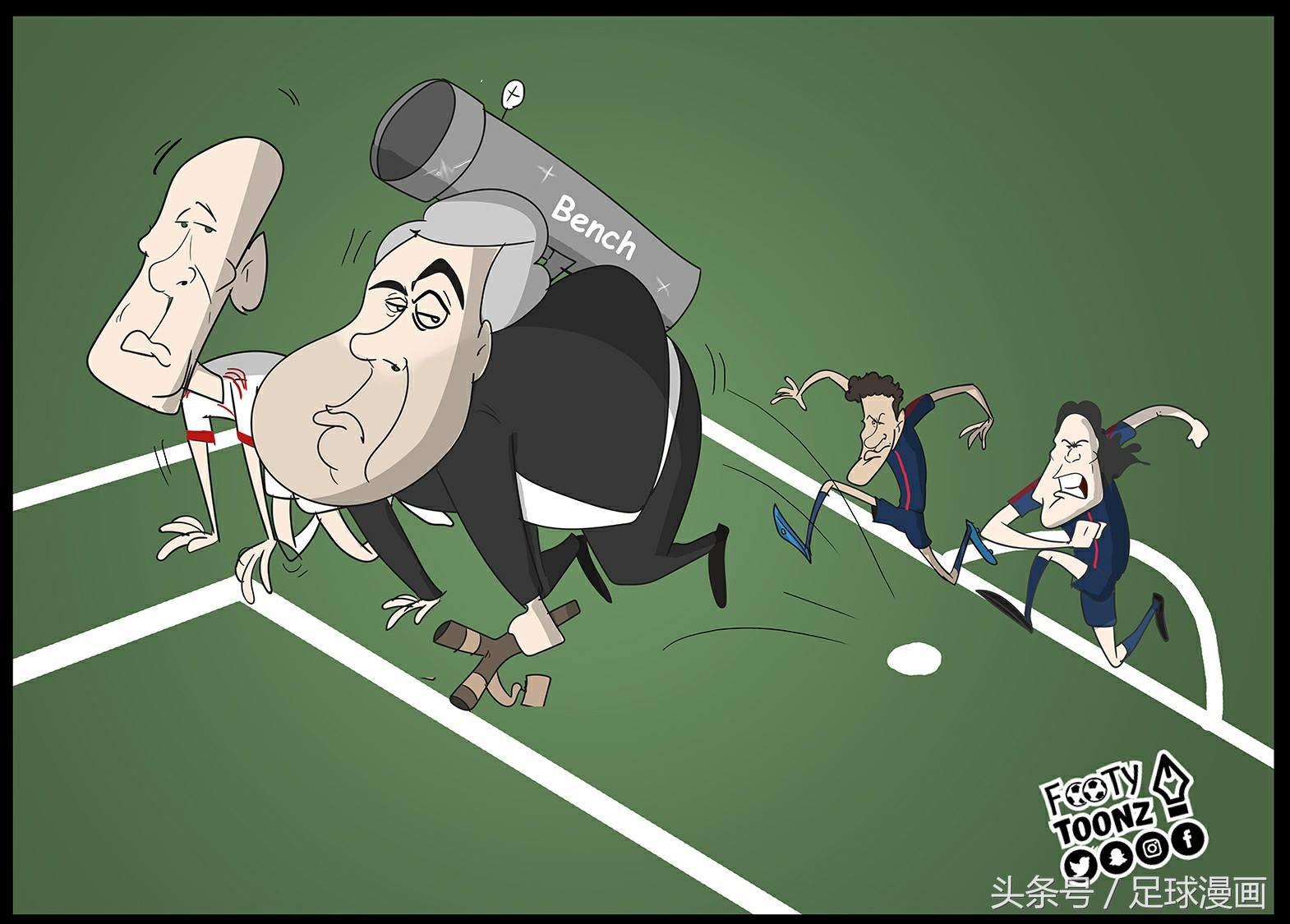 瓜迪奥拉安切洛蒂战术漫画,安切洛蒂五大联赛大满贯漫画