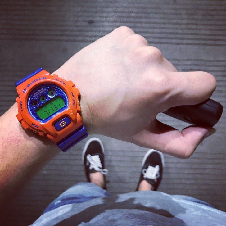 g-shock蛙人7代限量彩虹调时间,gshock蛙人评测