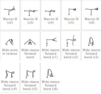 瑜伽动作教学贴画,瑜伽老师教你一个小技巧