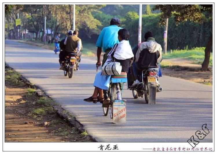 车上拍的路边风景，最真实的反映了一个国家人民的生存现状