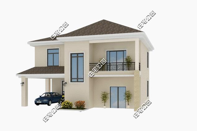 11x8米二层农村小别墅另带柴火房,农村自建房二层小别墅需要多少砖