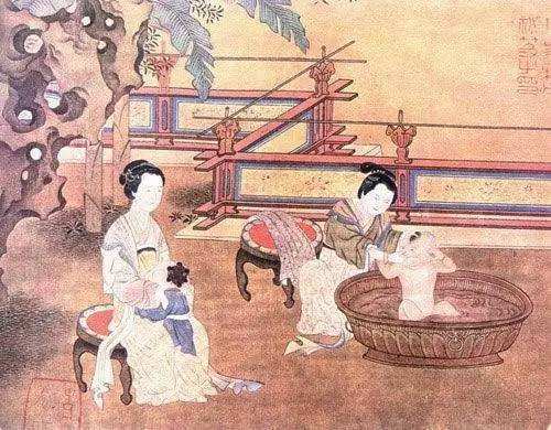 古代新生儿洗澡吗,古代婴儿出生洗澡