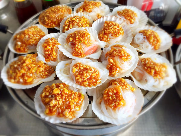 蒜蓉扇贝粉丝蒸多长时间,蒜蓉粉丝蒸扇贝制作方法