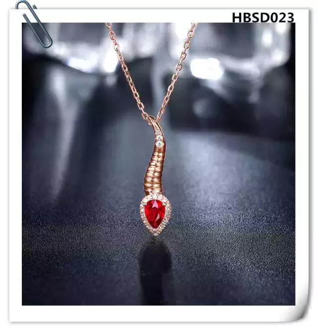 翡翠水滴吊坠款式图片,水滴红宝石吊坠天然彩色宝石正品
