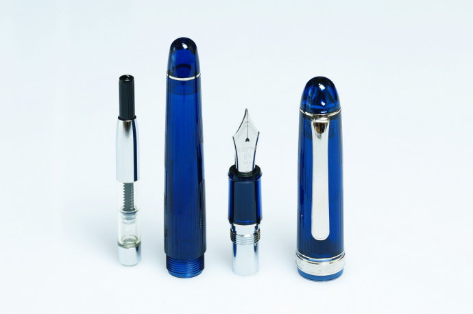 只为那抹蓝白金3776河口湖纪念版钢笔评测