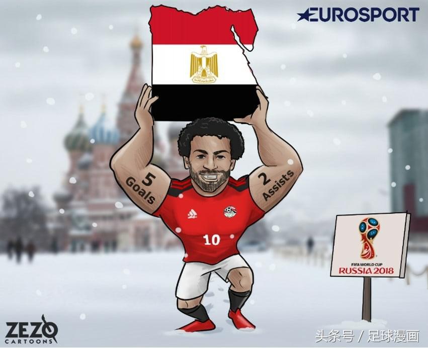 有关足球的漫画推荐,埃及足球巨星萨拉赫