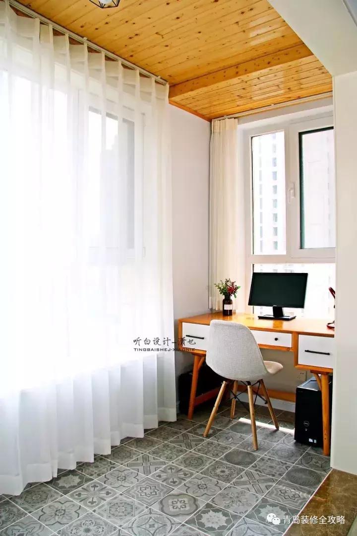 北欧风小户型三室一厅75平方米,唐岛one116平