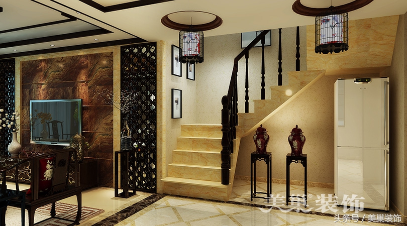 郑州天地湾380平复式新中式，演绎出传统的精髓，展现出内涵风韵