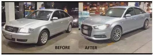 04年奥迪a6改装外观能不能备案,04年奥迪a6改装案例大全