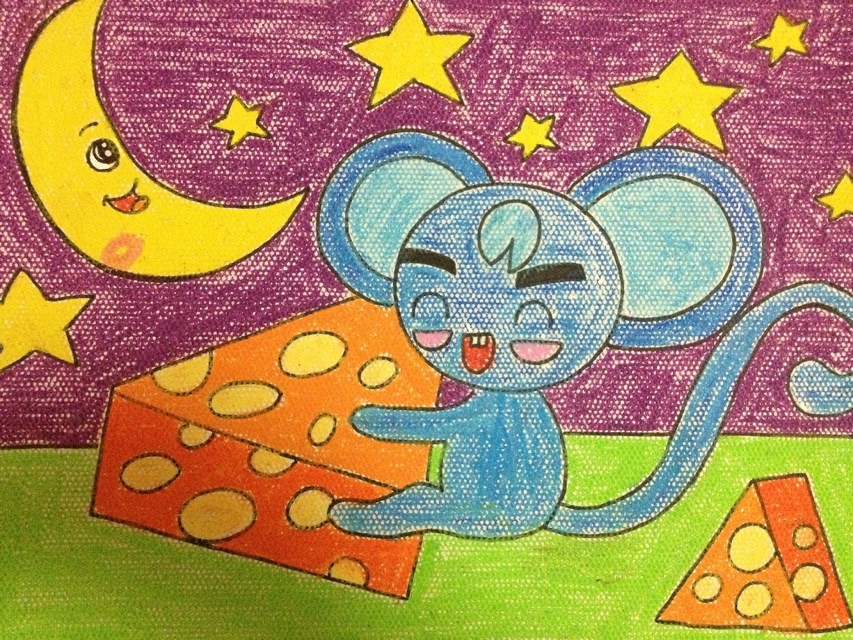 适合幼儿园小朋友画的趣味美术,儿童画创意画8-10岁马克笔画教学