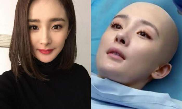 杨幂光头发型,赵薇和范冰冰的光头照