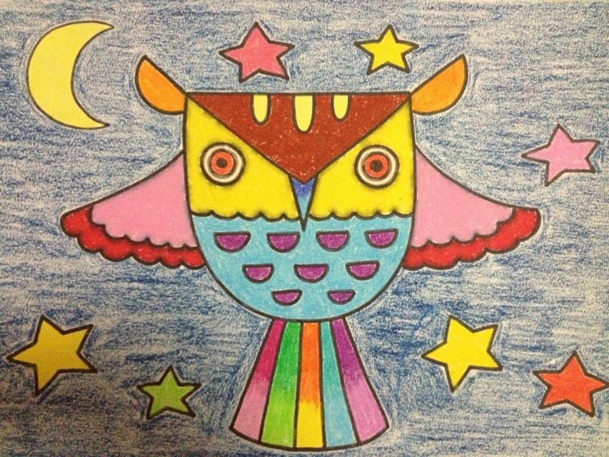 适合幼儿园小朋友画的趣味美术,儿童画创意画8-10岁马克笔画教学