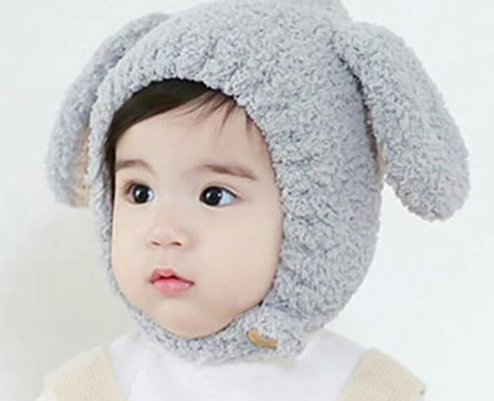 超级超级萌的宝宝帽,洋气超萌的女宝宝帽