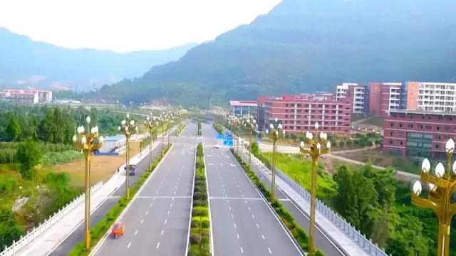 通江靓丽风景,通江城市航拍