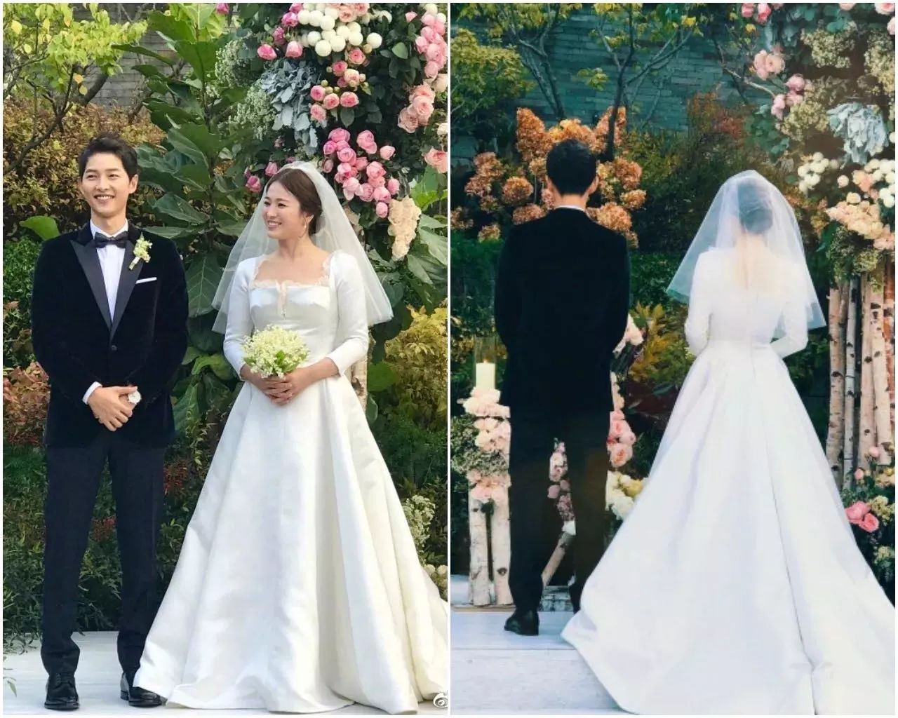 乔妹双宋婚礼高清图片,双宋和乔妹的照片