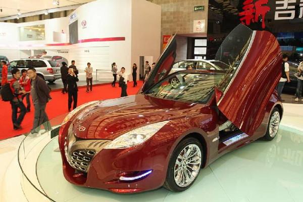 帝豪gt跑车,吉利帝豪gt车门警示灯