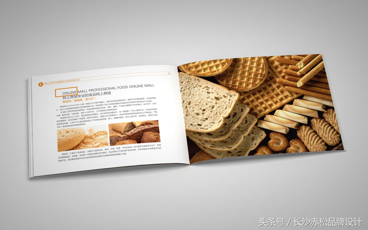 食品公司企业画册制作,食品宣传画册设计