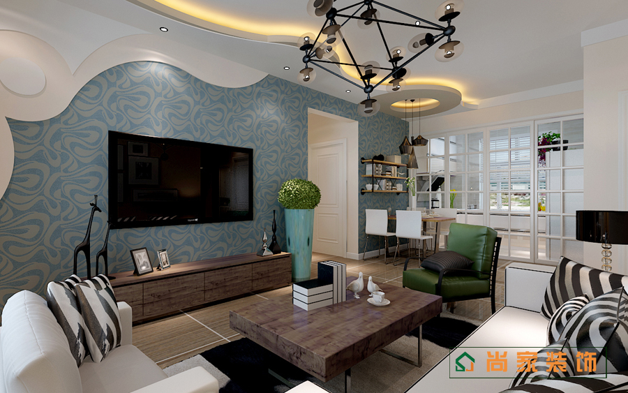 保利城三居室效果图,保利城一期三居室