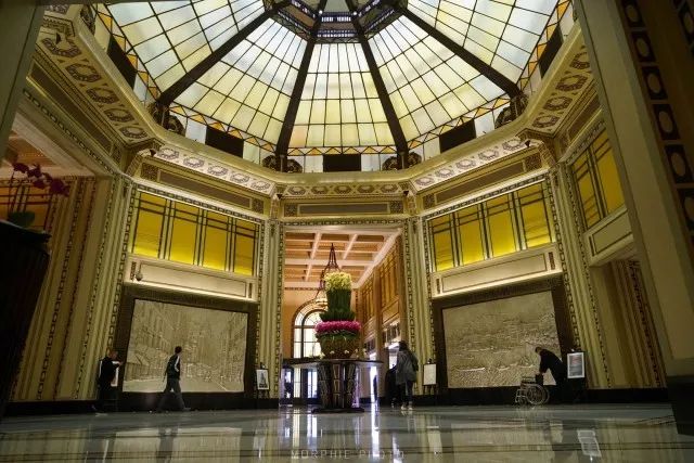 酒店控主题酒店,上海外滩和平饭店俯瞰图