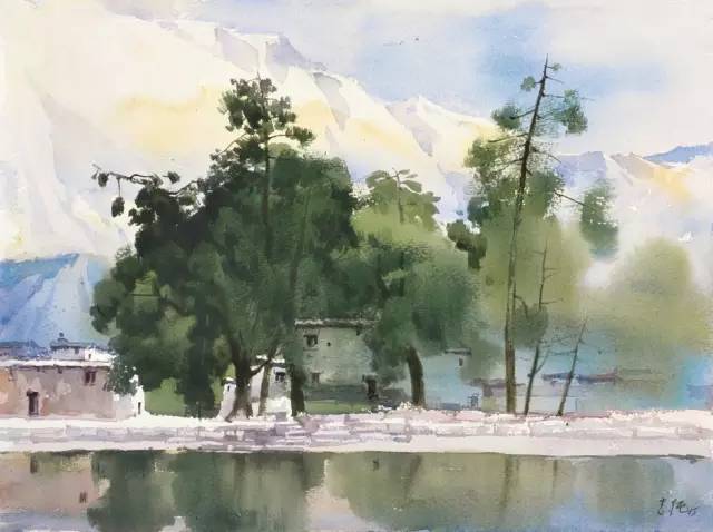 孙志纯国画欣赏,孙志纯水彩作品