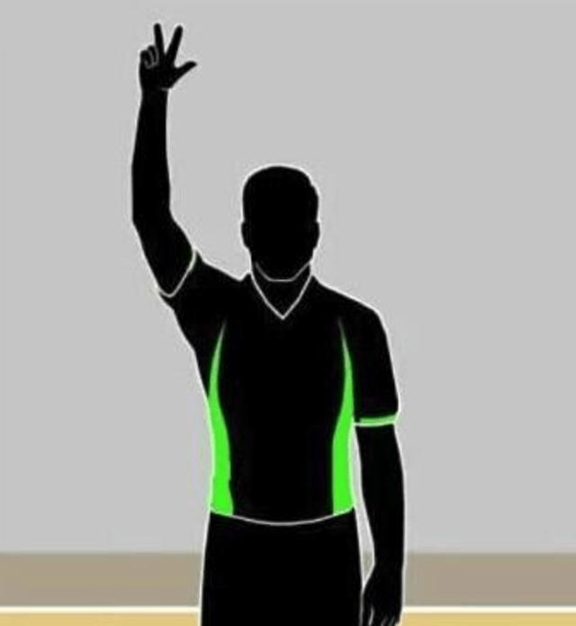 篮球裁判手势2号,篮球裁判11-15号手势