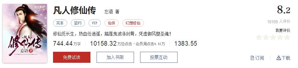 50大公认网络小说神作,网络评分最高小说20部