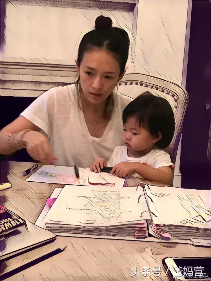 章子怡女儿去姥姥家,章子怡带女儿回家