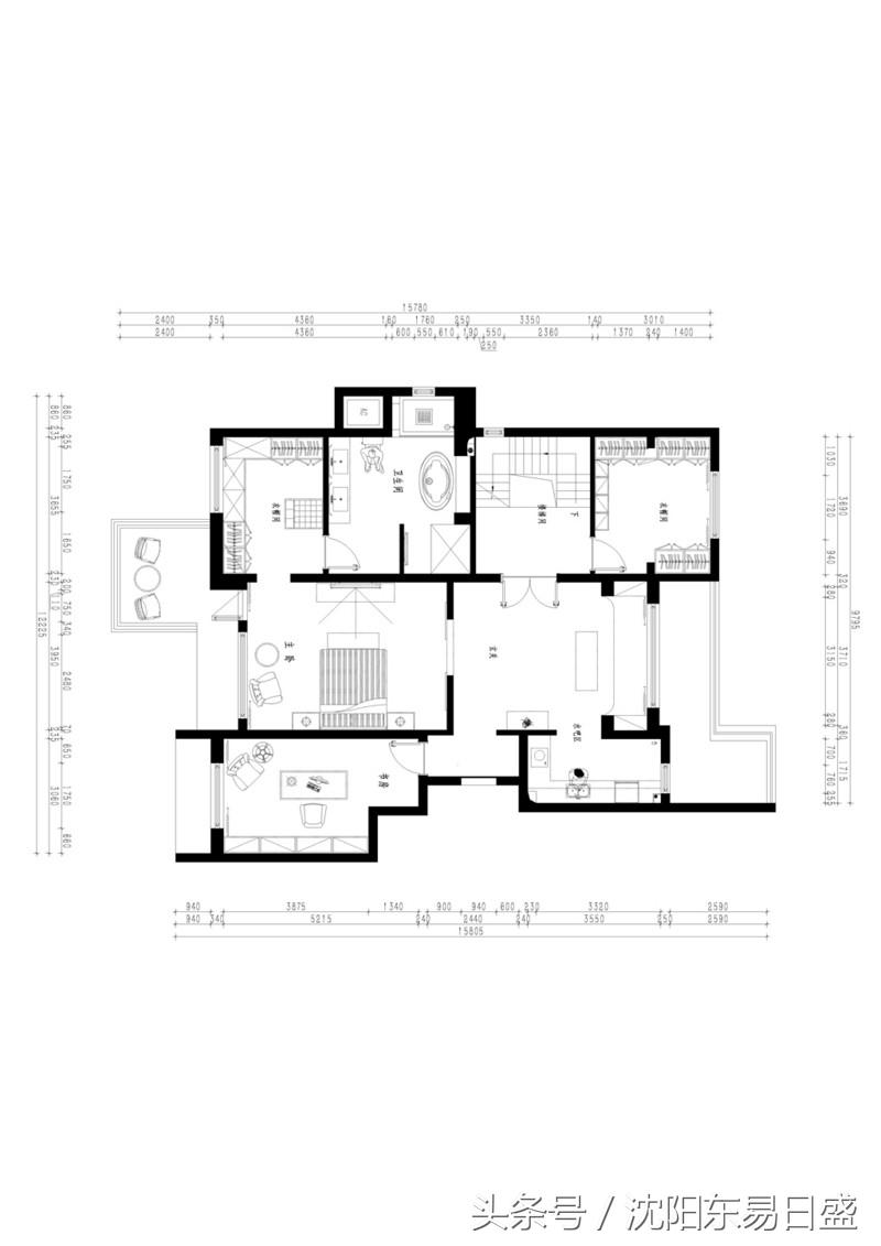 蓝天碧水别墅效果图,现代轻奢风格别墅户型图