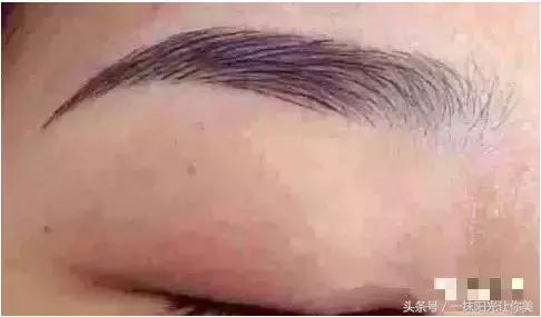 雾状眉纹眉图片,植眉绣眉飘眉