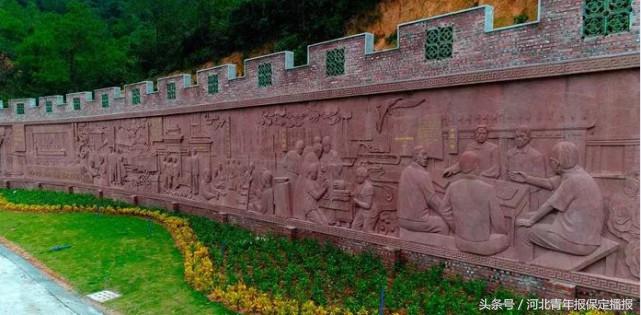 保定曲阳做的这个浮雕破了世界纪录有7个篮球场那么大