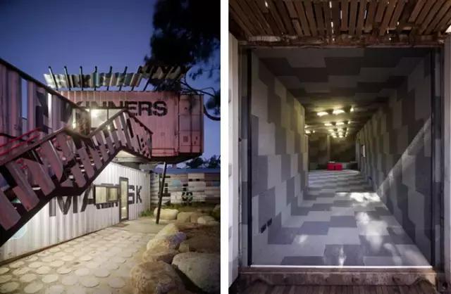 集装箱建筑散发艺术魅力,集装箱建筑空间