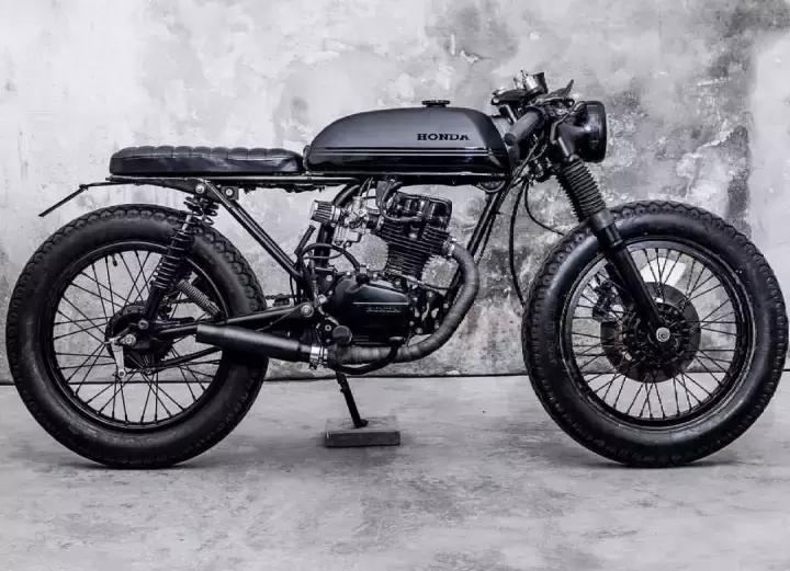 本田cg125改装caferacer能上牌吗,进口本田cg125爆改