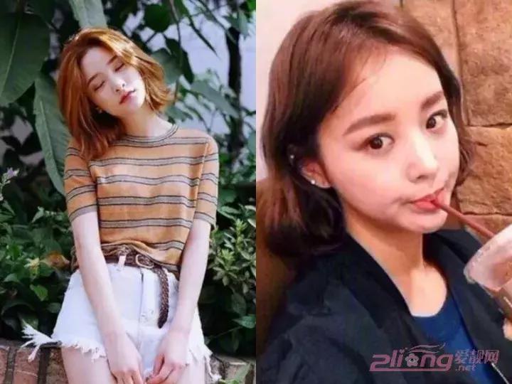 40岁减龄发型大圆脸短发卷发,矮个子大圆脸短发烫哪种卷发好看