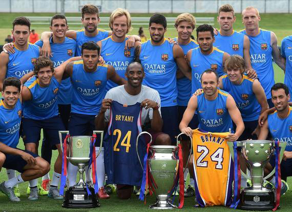 c罗贝克汉姆乔丹科比,科比和梅西互秀技巧分析