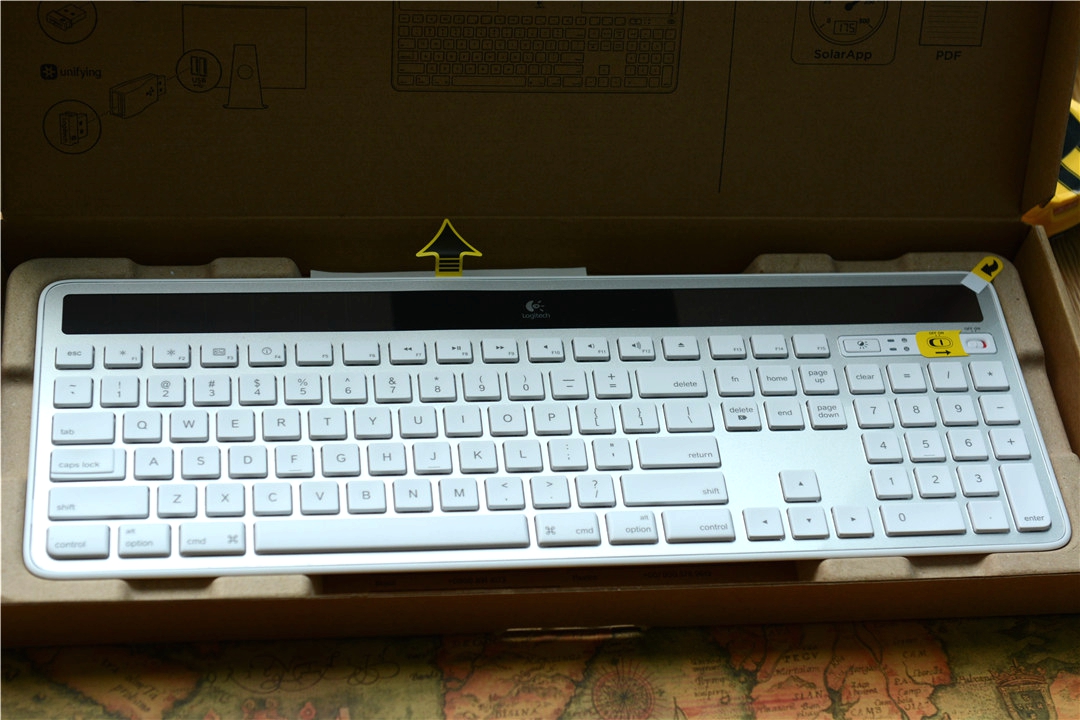 罗技k750无线太阳能键盘,罗技k270无线键盘测评