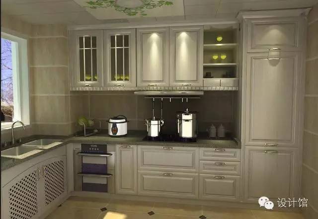 l型橱柜怎么设计才实用,实用美观橱柜拉手