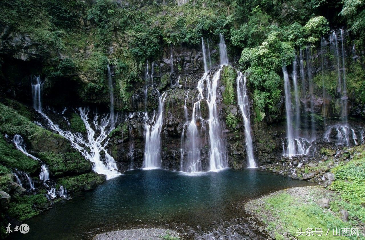 山西壶口瀑布清流,山西黄河边的风景区