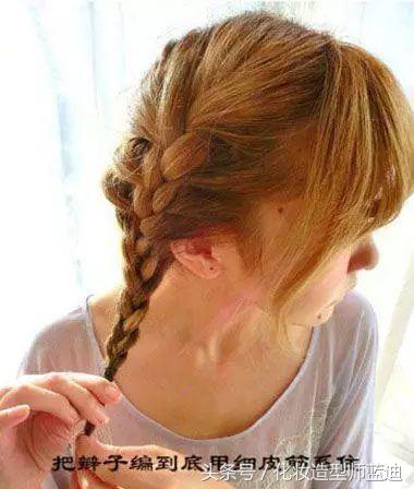 宴会编发盘发中短发,短发的妹子快来get短发编发