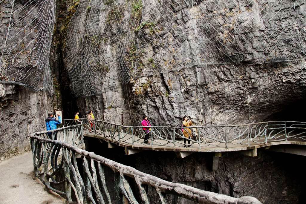 天门山景区观景,天门山生态景区