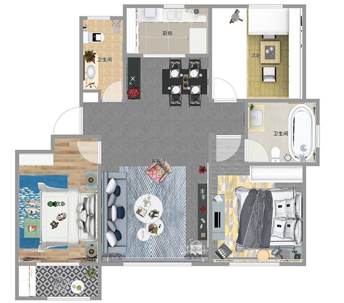 青岛海都汇府20万公寓毛坯,海都汇府一居室价格