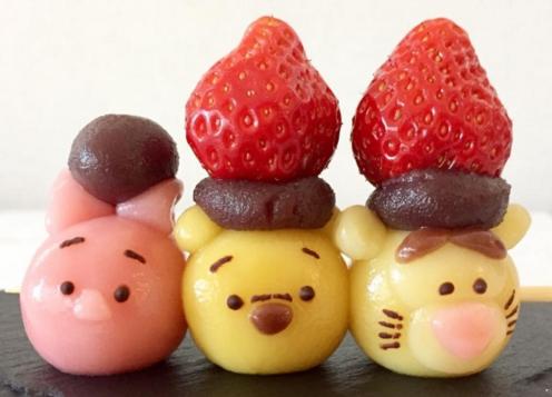 岛国一位妈妈每天为孩子做的串团子，可爱爆了！