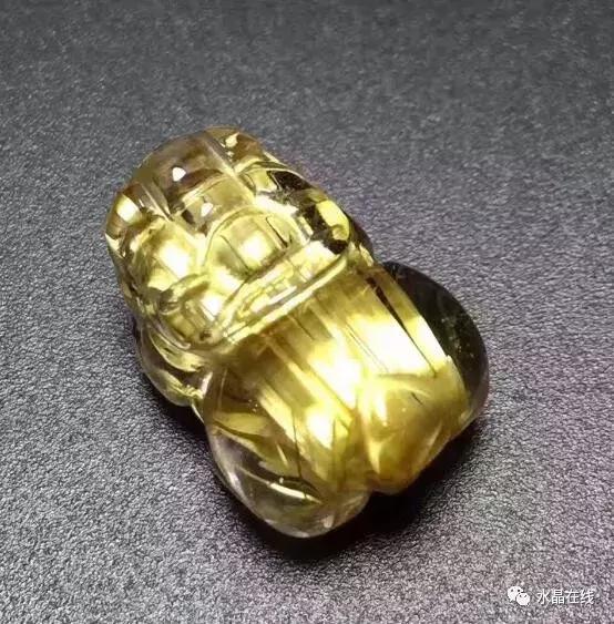 金发晶和钛晶貔貅,为什么大家都喜欢貔貅饰品