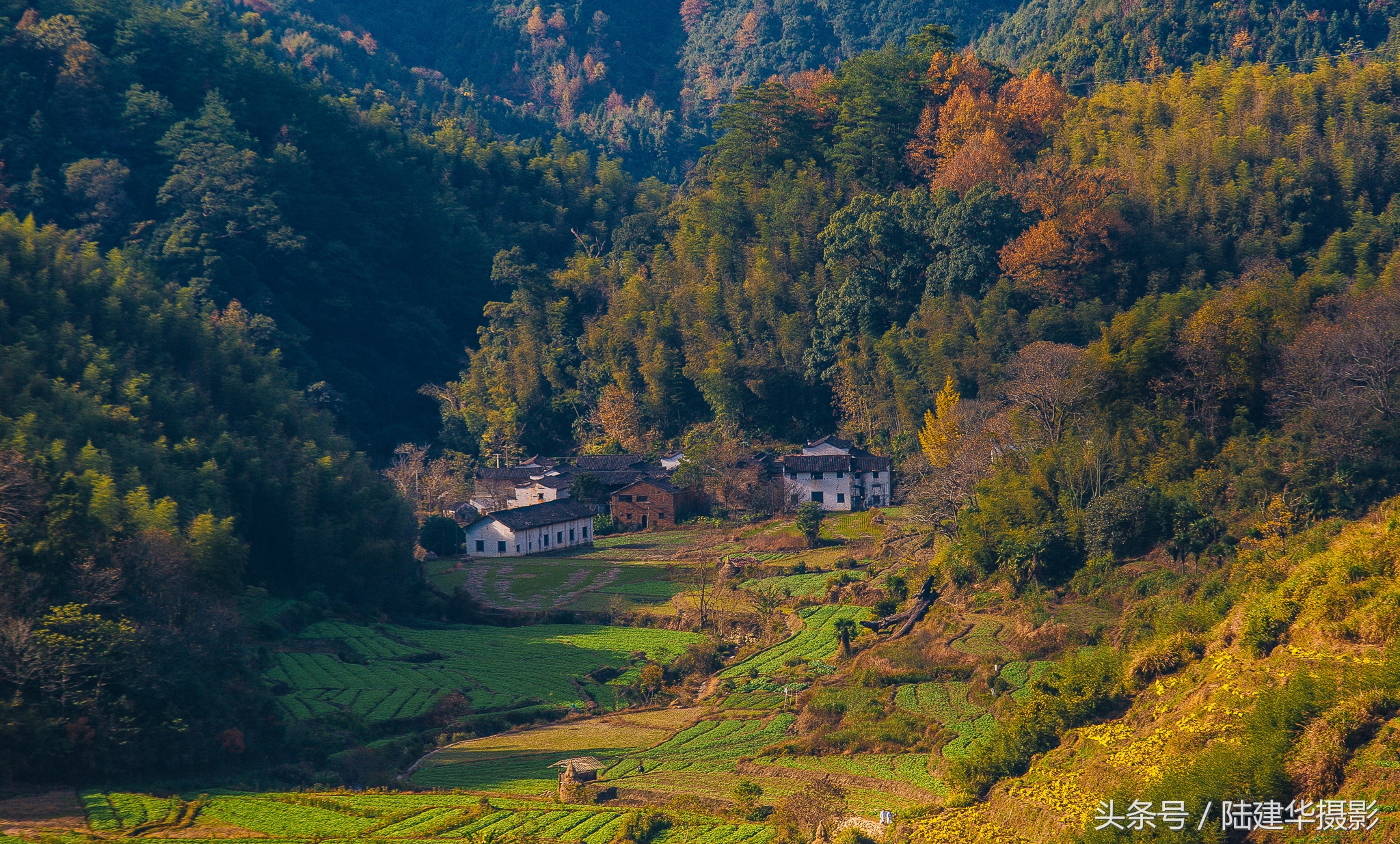 婺源篁岭最美村落,婺源有着中国最美山村称号