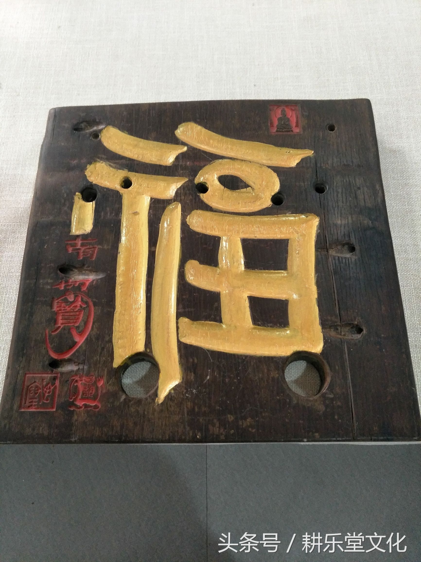 老船木山水雕刻,百年老船木雕刻