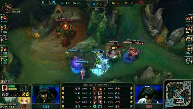 LOLAllstar从2013年到今天，从若风PDD厂长到957UZI，终于等到你