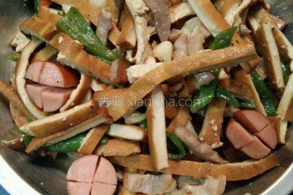 豆干炒肉片教学视频,豆干炒肉丝的家常做法