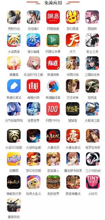 终于来了!网易红卡公布41款免流APP,网友:这一波真给力!